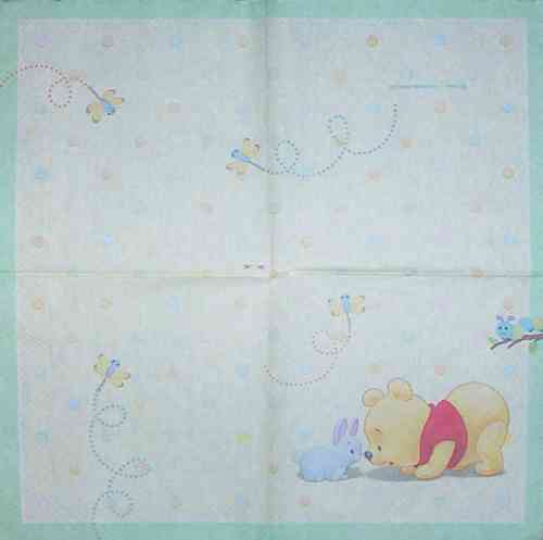 0001 Winnie Pooh Baby Serviette