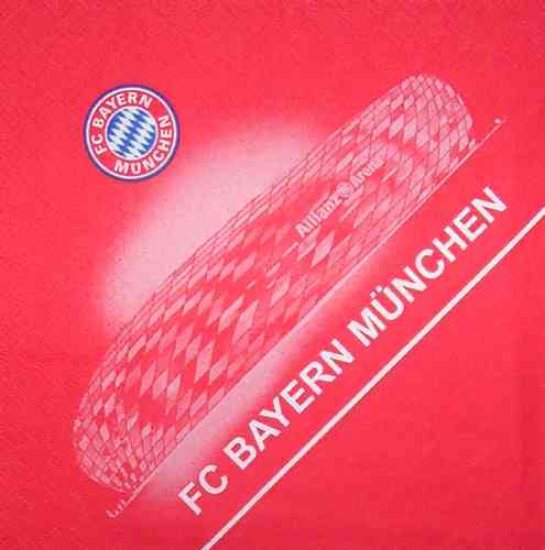 0041 FC Bayern München Fußballverein Serviette