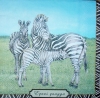 0934 Zebras Serviette
