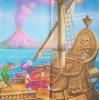 1298 Peter Pan Piraten Capt´n Hook Serviette