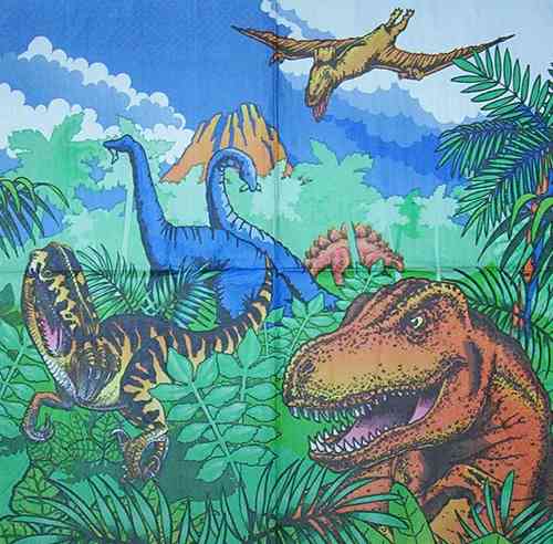 2580 Dinosaurier Dino Serviette