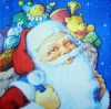 2658 Weihnachtsmann Santa Claus Serviette