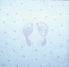 2809 Baby Geburt Füße Girl Serviette