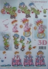 3d0071 Clown 3D Bogen