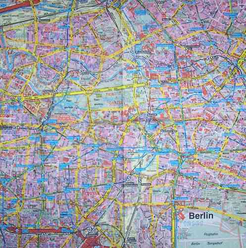 4535 Berlin Stadtplan Serviette