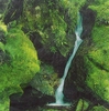 5252 Landschaft Wasserfall Serviette