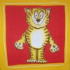 5936 Lustiger Tiger Serviette