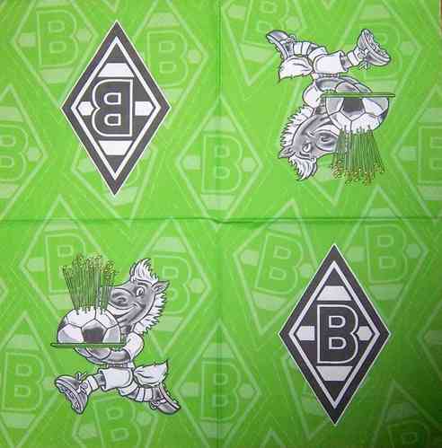 8115 Borussia Mönchengladbach Jünter Fußballverein Serviette