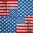 10075 Amerika Flagge Serviette