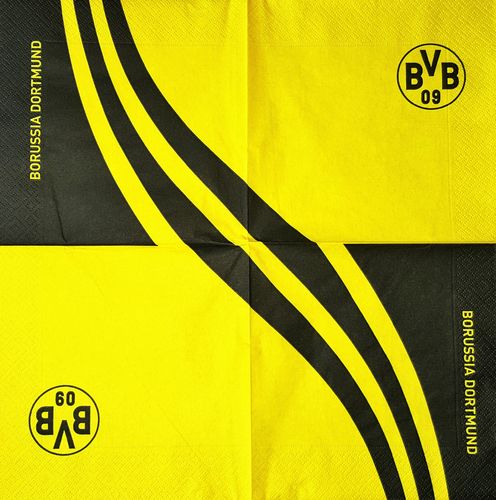 10699 BVB Borussia Dortmund Fußballverein Serviette
