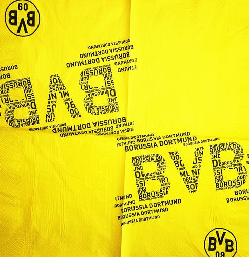 10700 BVB Borussia Dortmund Fußballverein Serviette