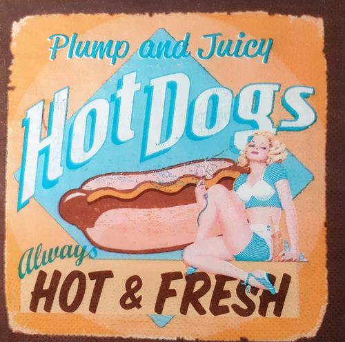 11147 Hot Dogs Serviette
