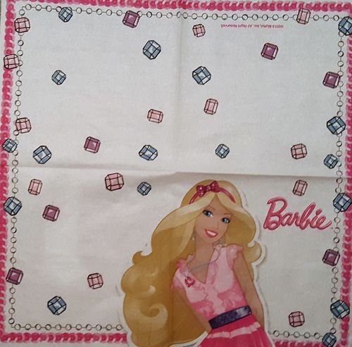 11269 Barbie Serviette