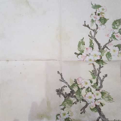 11292 Painted Apple Blossom Serviette