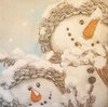 11510 Cozy Snowmen Serviette