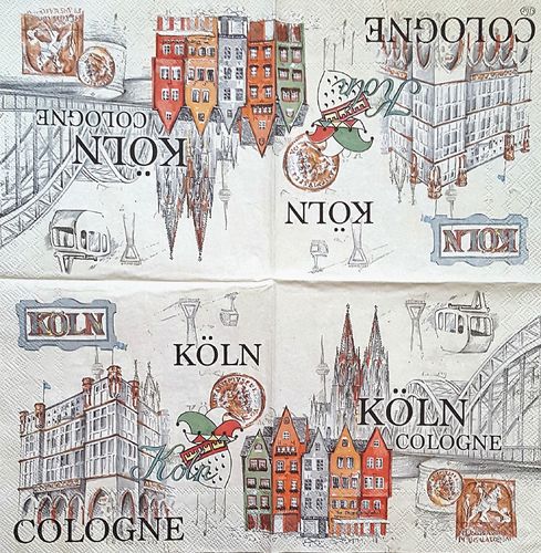 11584 Stadt Köln Serviette