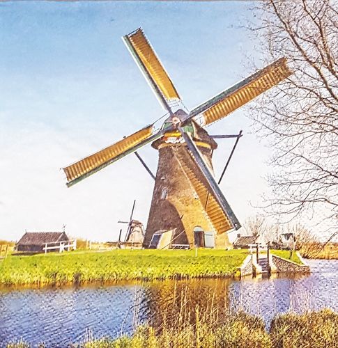 11590 Dutch Windmill Serviette