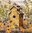12111 Birdhouse in Fall Serviette