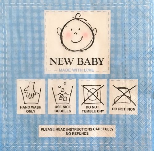 12165 New Baby blue Serviette