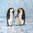 12205 Penguin Family Serviette