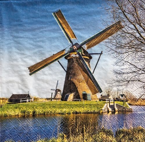 12237 Dutch Windmill Serviette
