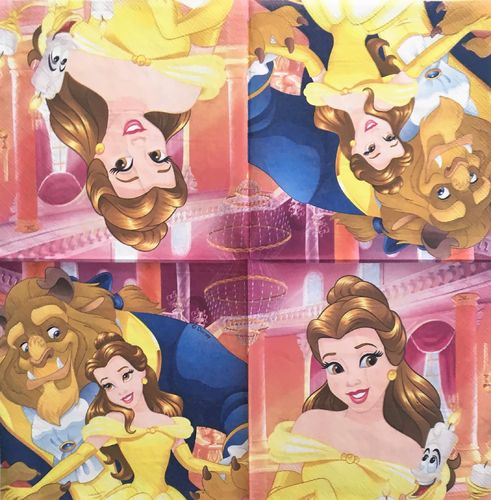 12315 The Beauty and the Beast Serviette