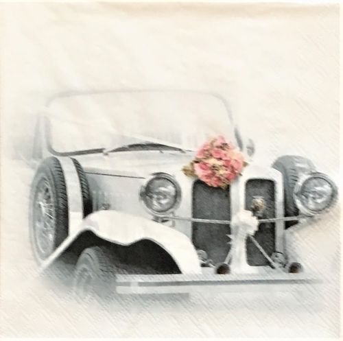 12424 Wedding Car Serviette