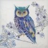 12428 Blue Owl Serviette
