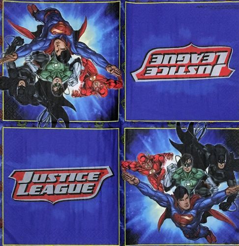 12542 Justice League Serviette