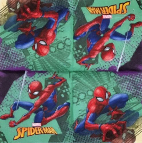 12545 Spiderman Serviette