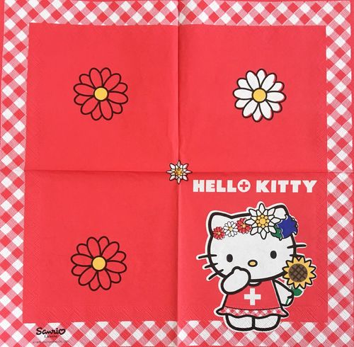 12632 Hello Kitty Serviette