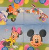 12765 Mickey und Minnie Maus Serviette