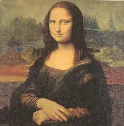 12817 Mona Lisa - La Gioconda Serviette